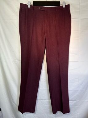 Paisley & Gray Men's Trousers in Burgundy